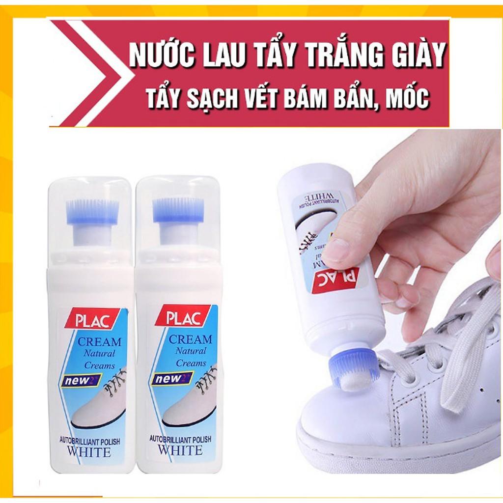 Chai lau tẩy trắng giày dép, túi xách Plac