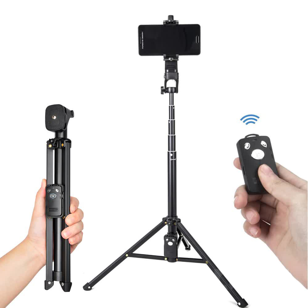 Gậy Tự Sướng Kiêm Chân Tripod Yunteng VCT-1688 Kèm Remote Kết Nối Bluetooth - Hàng Chính Hãng