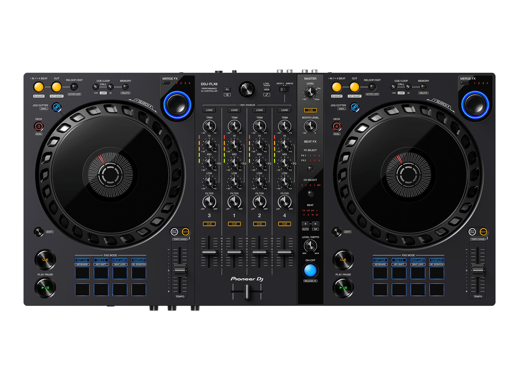 Bàn DJ Controller DDJ – FLX6 (Pioneer DJ) - Hàng Chính Hãng