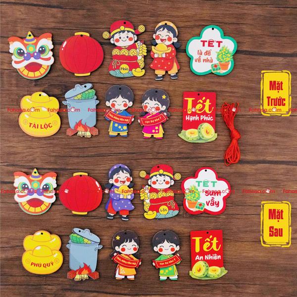 Set Treo Gỗ - Trang Trí Tết - Bách Mộc 4