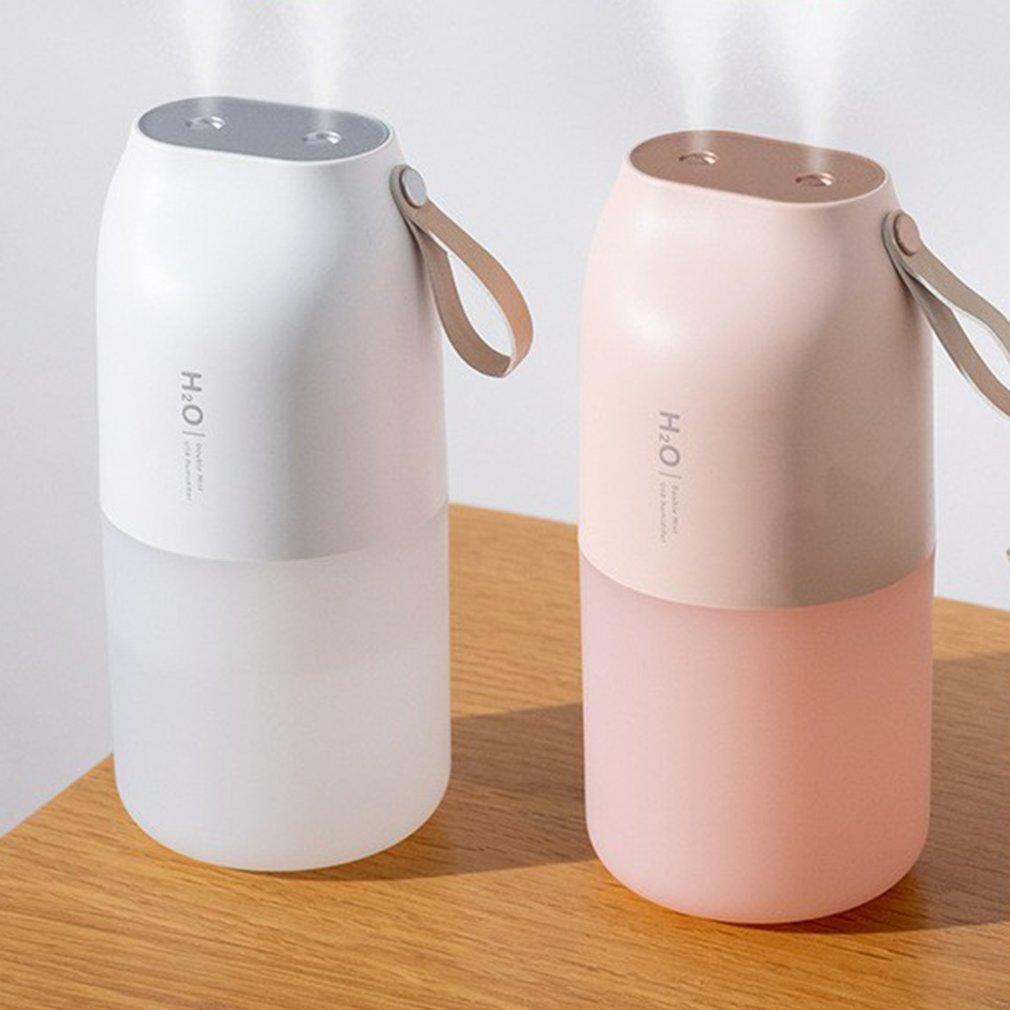 300ML Máy Tạo Độ Ẩm Không Khí USB Sạc Kép Không Dây Xịt Thơm Phòng Nước Máy Khuếch Tán Ánh Sáng Umidificador
