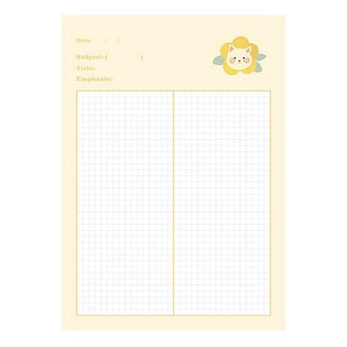 Tập giấy take note size B5 mỗi tập 30 tờ giấy dùng để ghi chép hoặc refill sổ binder DIY