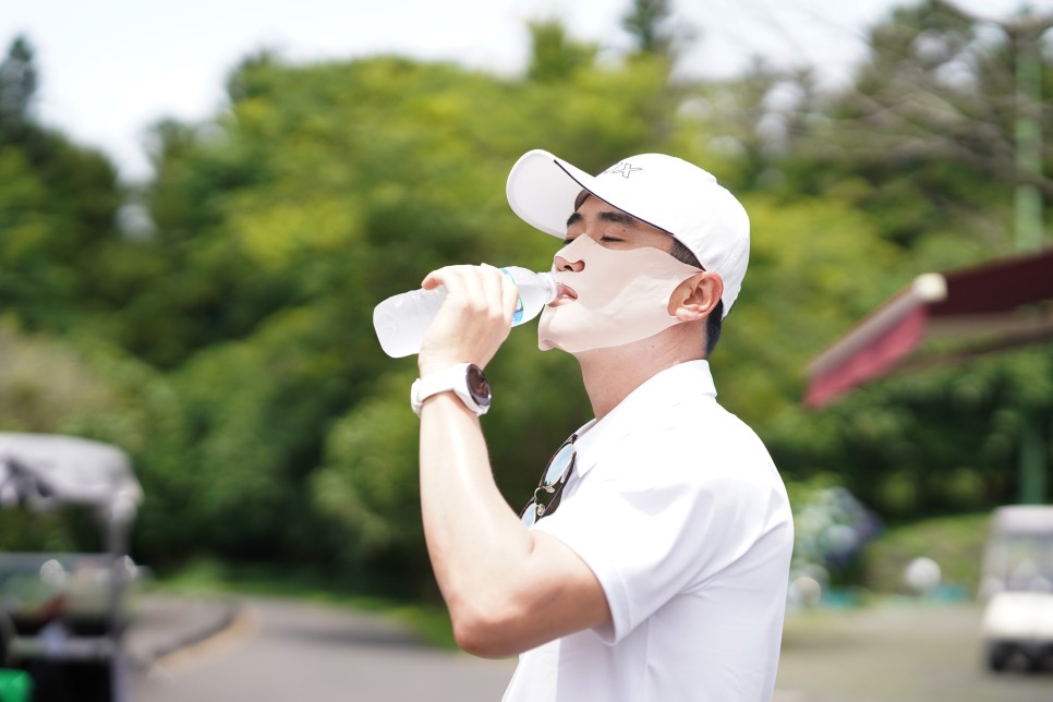 Mặt nạ golf nam chống nắng, ngăn chặn tia UV GOLF PATCH - Hàn Quốc - Hộp 5 miếng