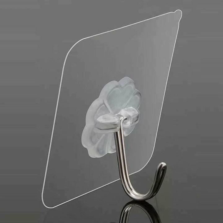 COMBO 10 Miếng Hít Dán Tường Chịu Lực, Móc Dán Tường Thần Thánh, móc treo dán tường siêu dính 6*6cm chịu lực 10kg