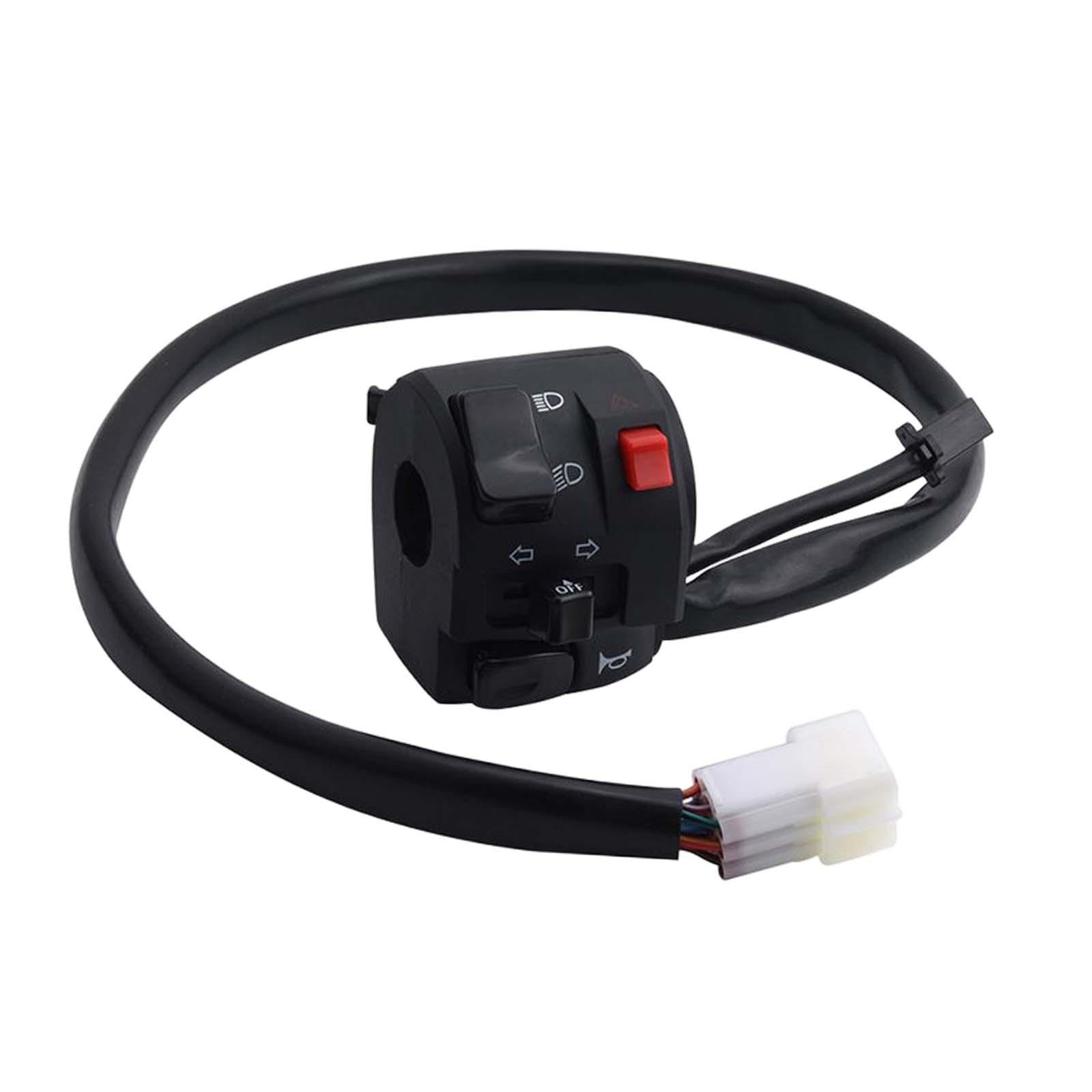 Motorcycle Switch 7/8 in 22mm Replaces Durable Button Parts Practical