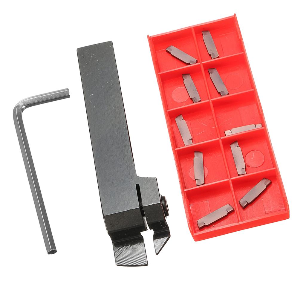 CNC Grooving Cut-Off Tool Holder + L wrench For 2mm MG E8W4