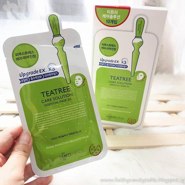 Bộ 10 Mặt Nạ Mediheal Teatree Healing Solution Essential Mask x10