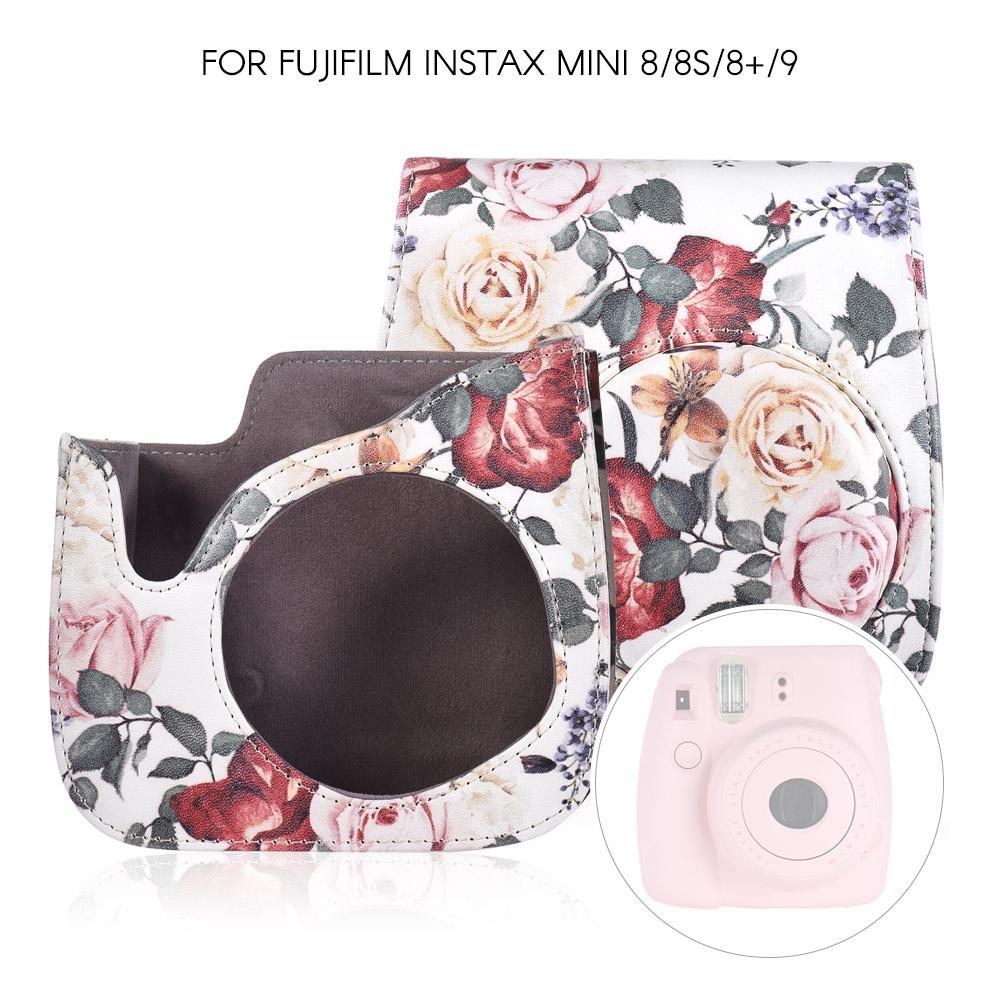 Túi đựng bảo vệ máy ảnh có dây đeo cho Fujifilm Instax Mini 8 + / 8s / 8/9 
