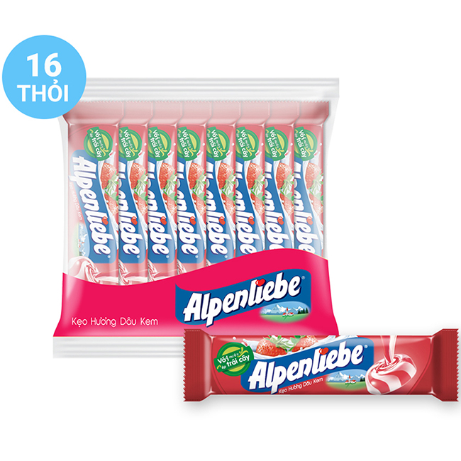 Kẹo Alpenliebe vị Dâu 32G