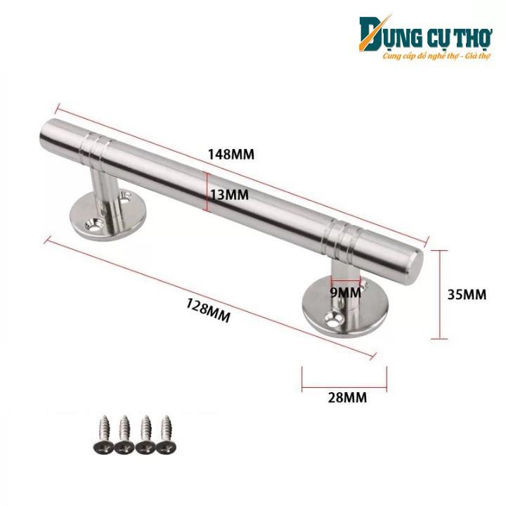 Tay Nắm Inox Cho Cửa Tủ Bếp, Tủ Áo, Ngăn Kéo - Hàng Dày Đặc - Kiểu 1