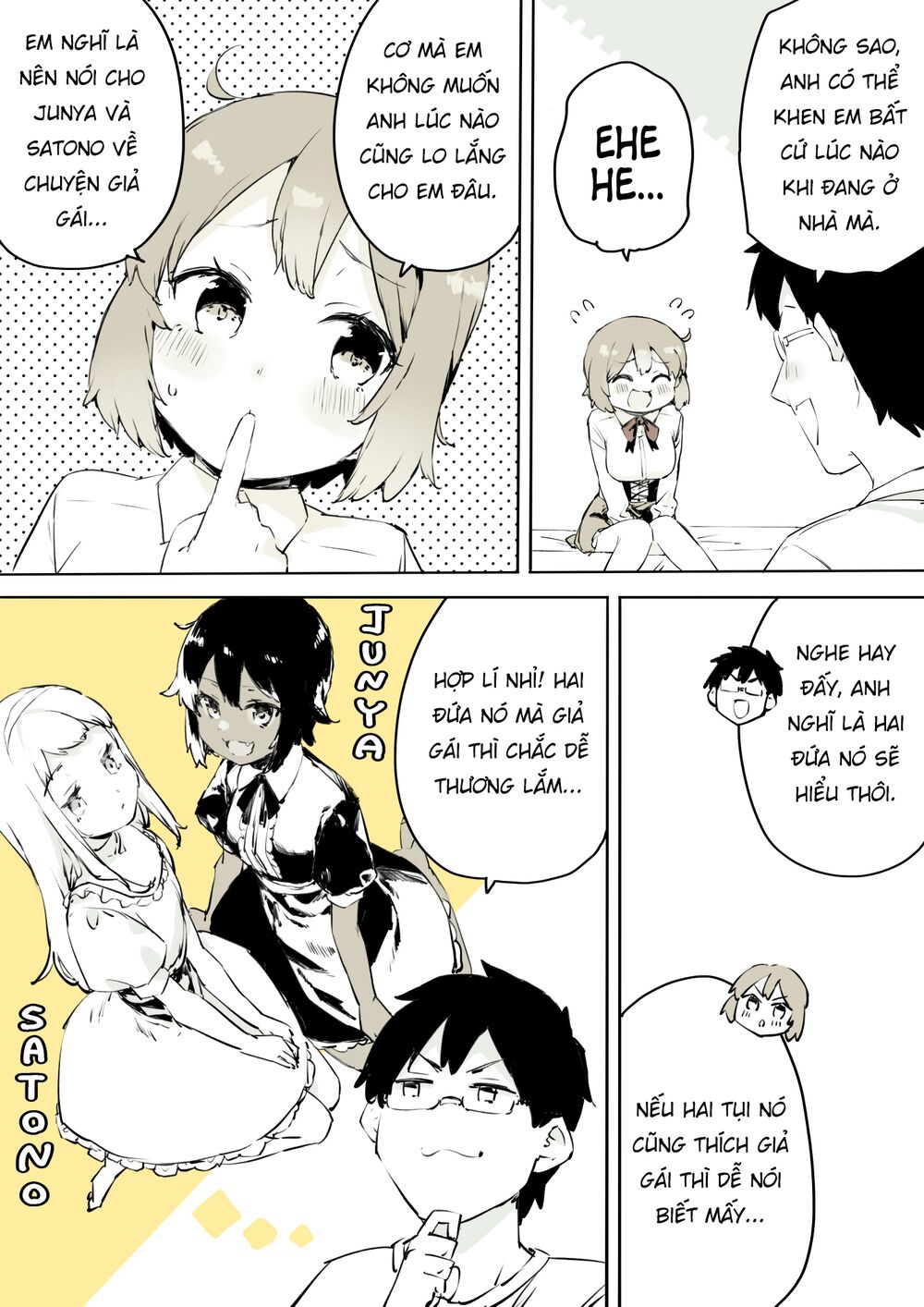 mình không thể ngừng crossdress được... chapter 21 2