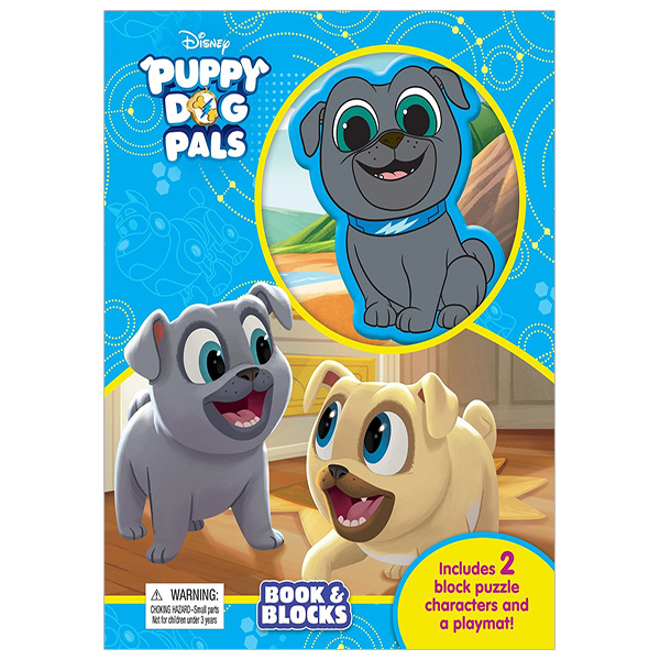 Disney Jr. Puppy Dog Pals Book &amp; Blocks