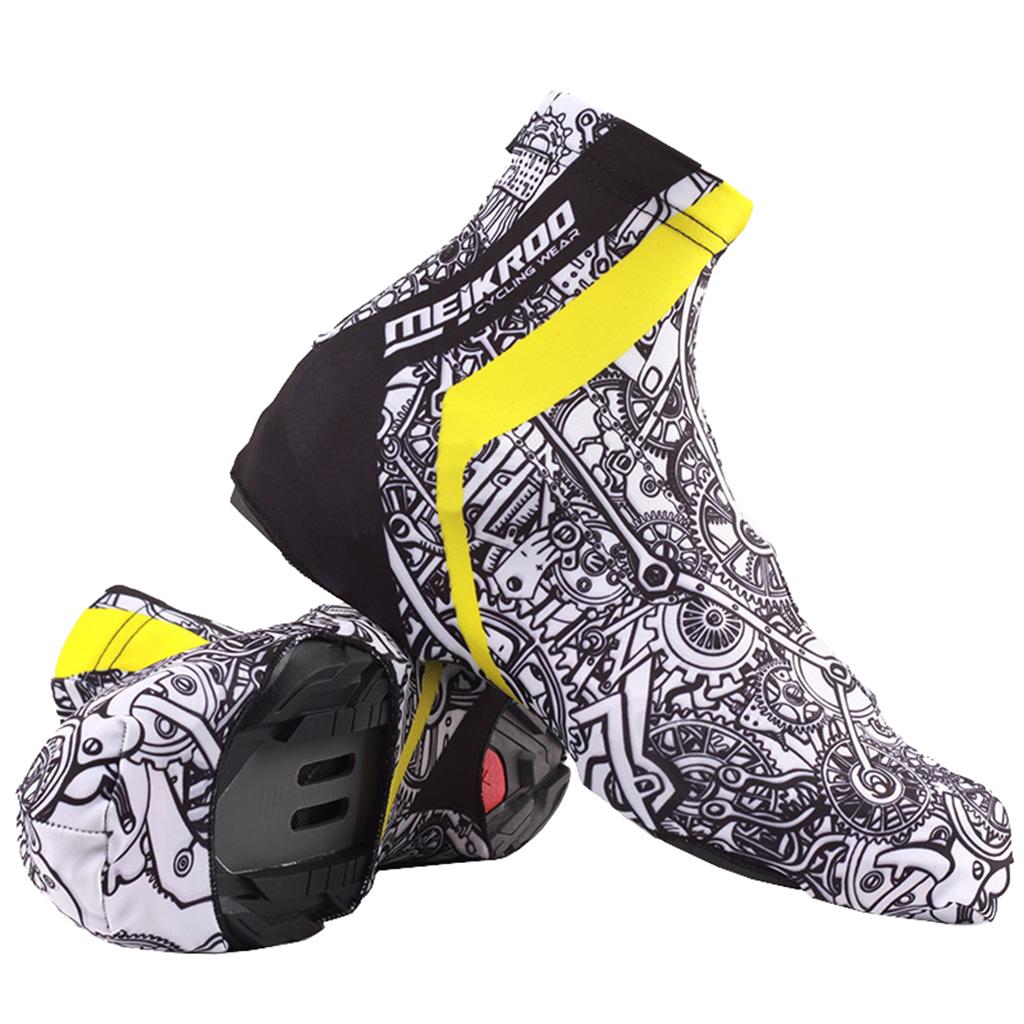 Bike Shoe Covers Windproof Thermal Water Resistant Breathable Cycling Overshoes Protector