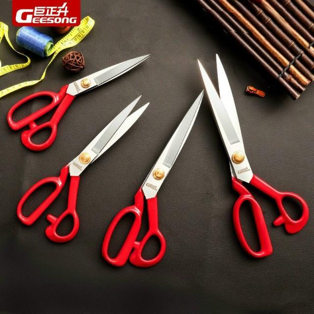 Kéo cắt vải chuyên nghiệp ngọt nhẹ giá cả vừa túi tiền , kéo đỏ lưởi trắng mẫu mới hộp vàng trắng