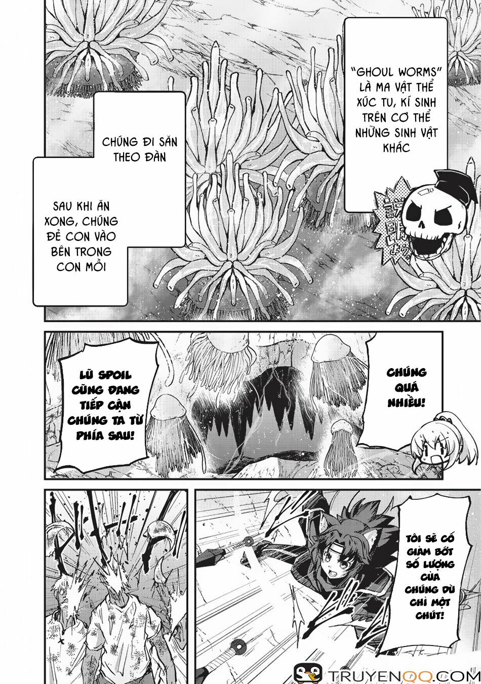 gaikotsu kishi-sama, tadaima isekai e o dekake-chū chapter 22.1 4