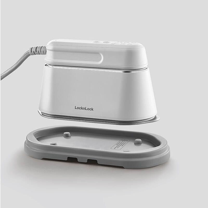 Bàn ủi hơi nước LocknLock 2 trong 1 steam iron 220-240V, 50-60Hz, 1100-1300W - ENI262WHT - Hàng chính hãng