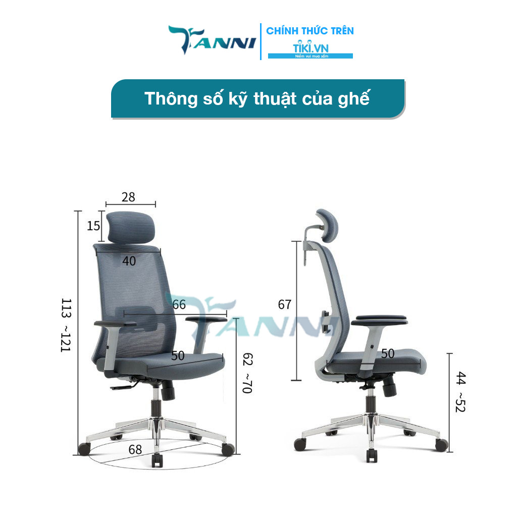 Ghế Xoay Văn Phòng Công Thái Học Ergonomic Có Ngả Lưng Premium V2 , Ghế Xoay Ngồi Làm Việc Cao Cấp Nhập Khẩu