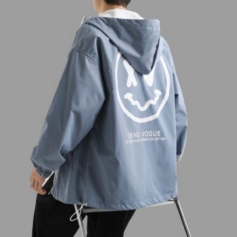 Áo khoác Dù cổ sơ mi basic form rộng 2 mặt jacket unisex nam nữ có Nón phối màu chống nước nhẹ,cản gió có video ảnh thật