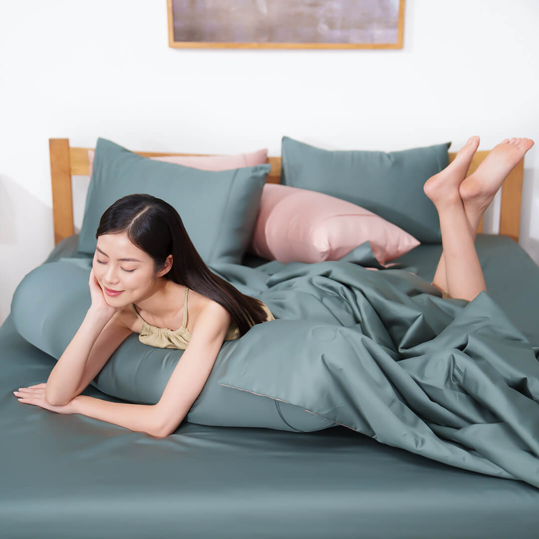 Bộ Ga chun Cotton satin AMD The Essentials Đơn sắc
