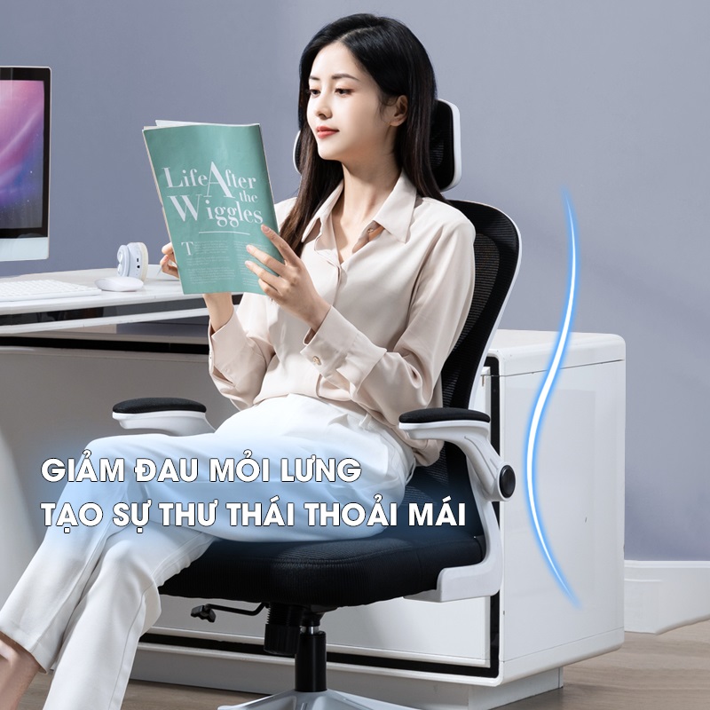 Ghế Xoay Văn Phòng Làm Việc Thư Giãn Cao Cấp, Ghế Tựa Lưng Thư Giãn Gaming - Hàng Nhập Khẩu