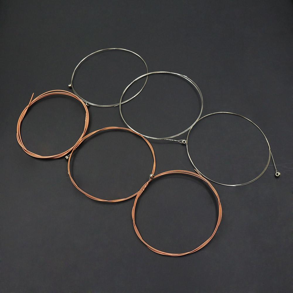 3X Durable 6pcs E-B- Strings for Acoustic Guitar
