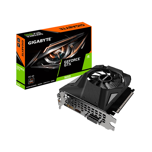 Cạc màn hình gigabyte GTX1650 D6 OC 4G (1FAN)- Hàng chính hãng