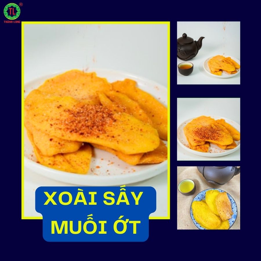 XOÀI SẤY MUỐI ỚT THÀNH LONG GÓI 200G/500G