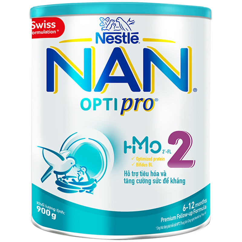 Sữa Bột Nestlé NAN OPTIPRO HM-O 2 900g