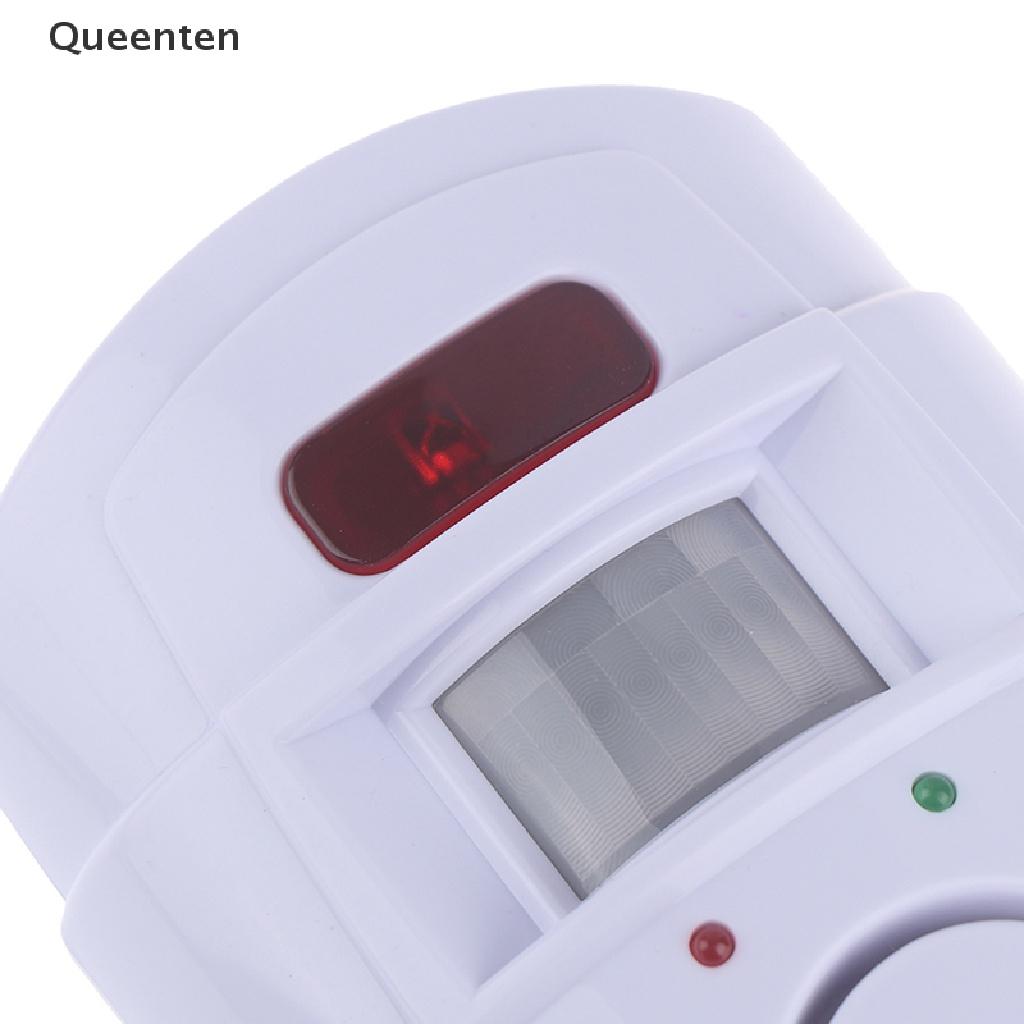 Queenten Wireless Motion Sensor Alarm Security Detector Indoor Outdoor Alert System QT