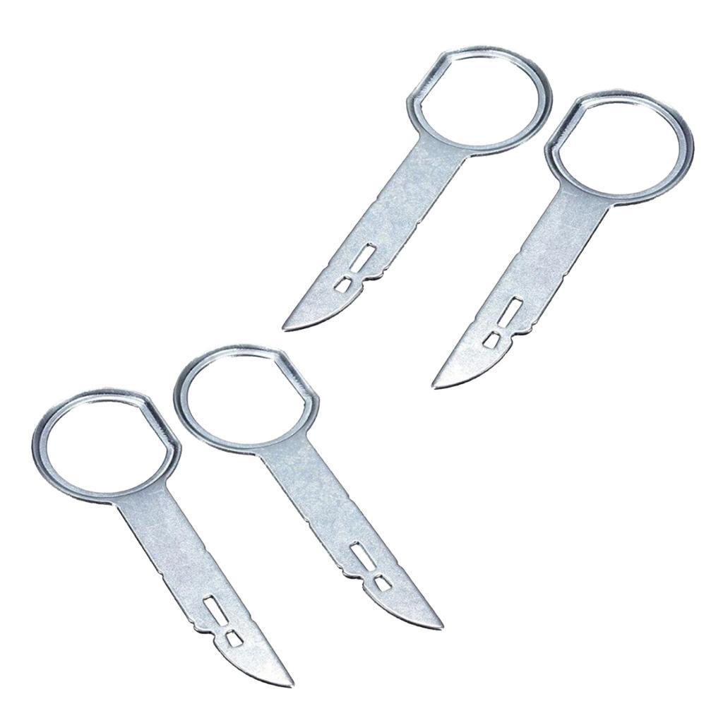 4x Car  Release Removal Tools Tool Key For   Audio