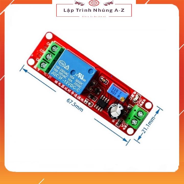 [Lập Trình Nhúng A-Z][G28] Mạch Tạo Thời Gian Trễ Đóng Ngắt Relay NE555 12V