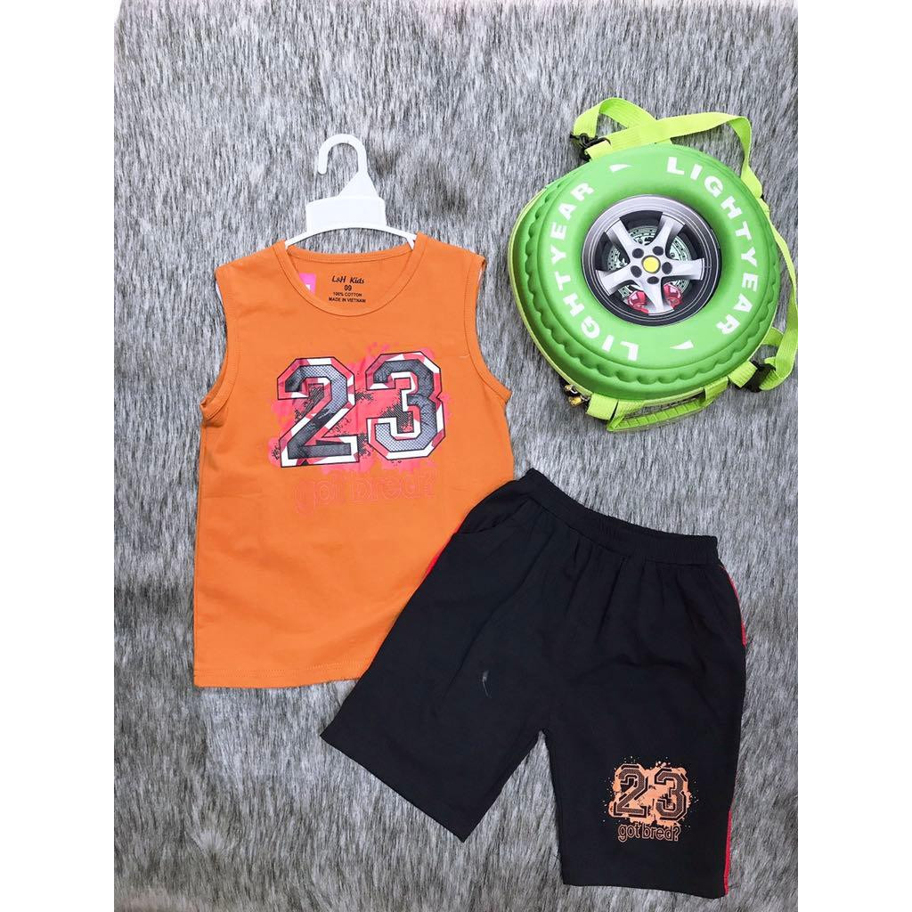 Bộ thun bóng rổ vàng đất size lớn