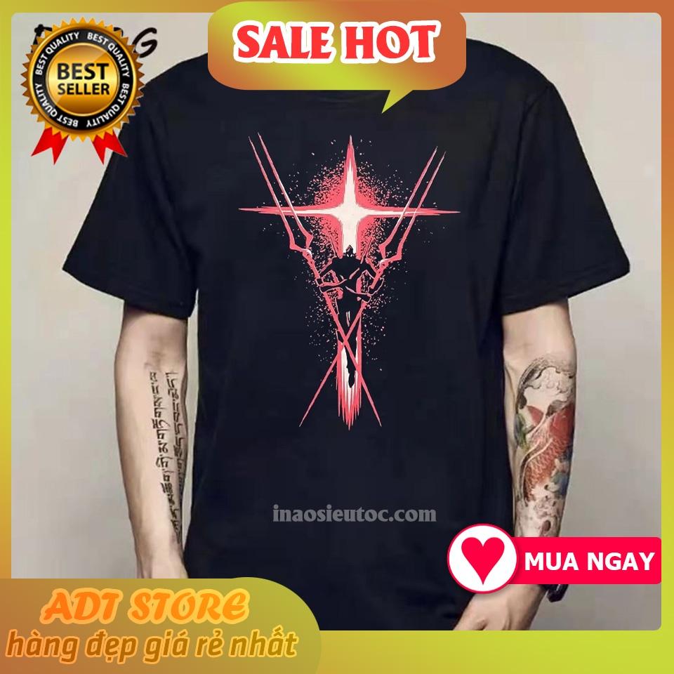 Áo thun Neon Genesis Evangelion (Black) độc đẹp cực chất ngắn tay mẫu HOT bán chạy