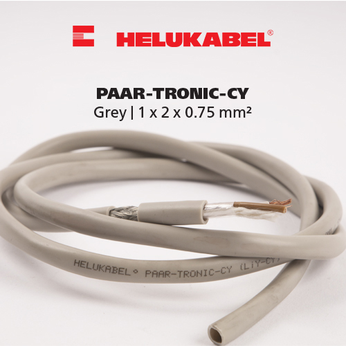 Dây cáp điều khiển HELUKABEL PAAR-TRONIC-CY | Grey | 1 x 2 x 0.75 mm²
