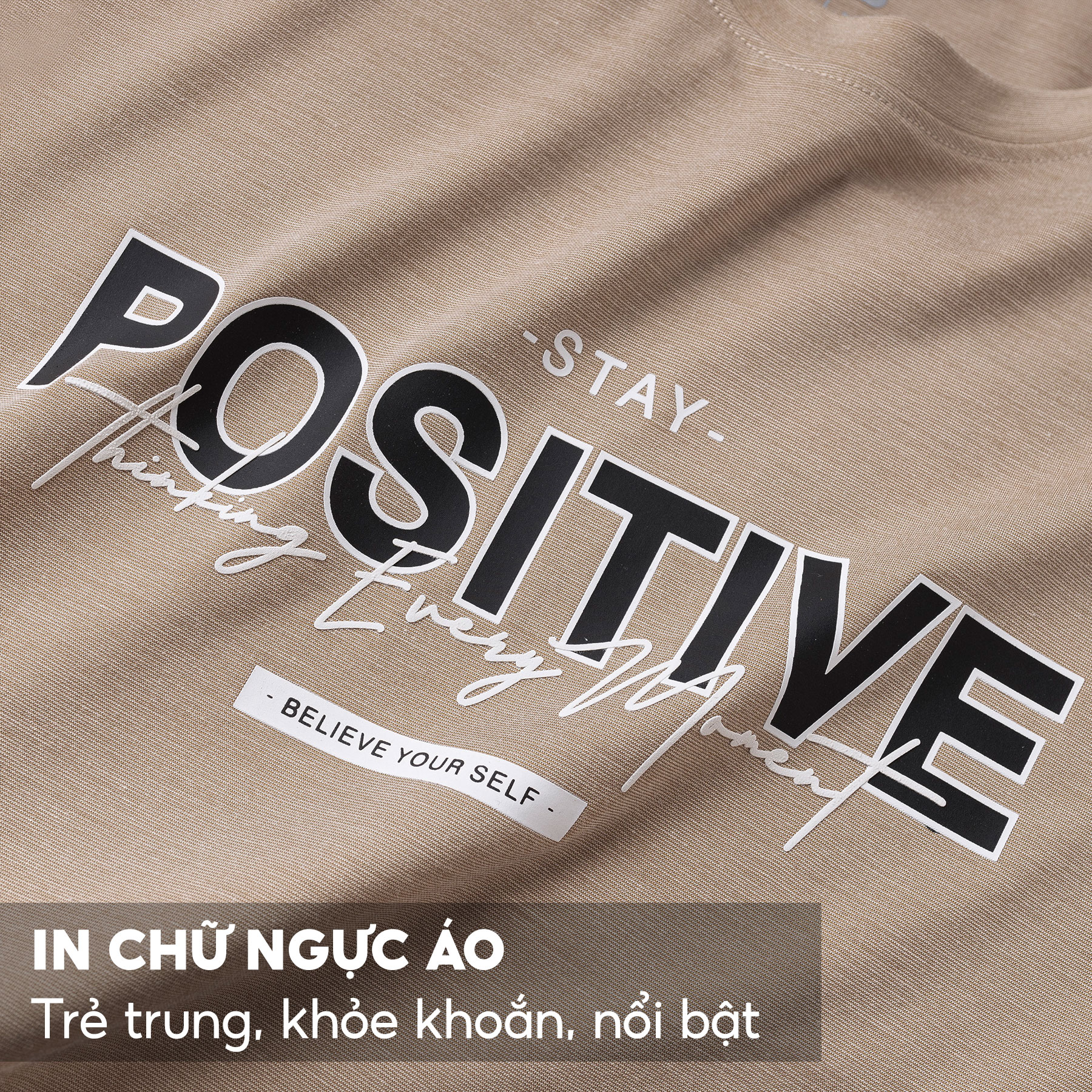 Áo Phông Nam Tay Dài 5S POSITIVE (9 Màu), Chất Liệu Cao Cấp, Mềm Mịn, Dễ Chịu, Co Giãn, Thấm Hút Tốt (ATO22008)