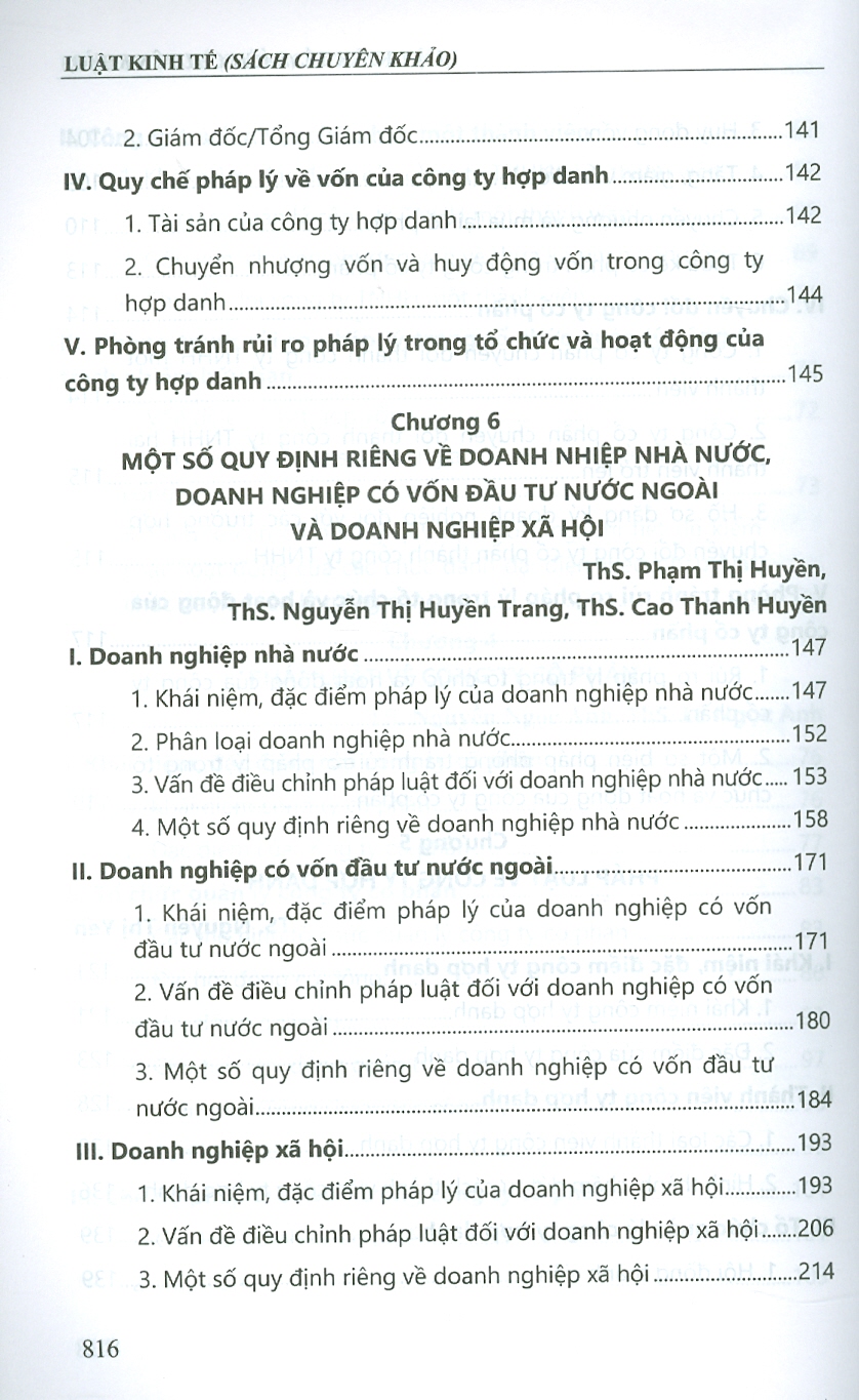 Luật Kinh Tế - Sách chuyên khảo