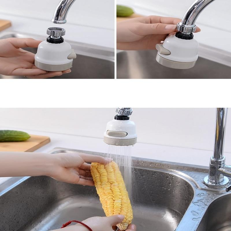 Đầu Vòi Xoay 360 Độ Vòi Tăng Áp 3 Chế Độ Ama86 - Hàng Chất Lượng