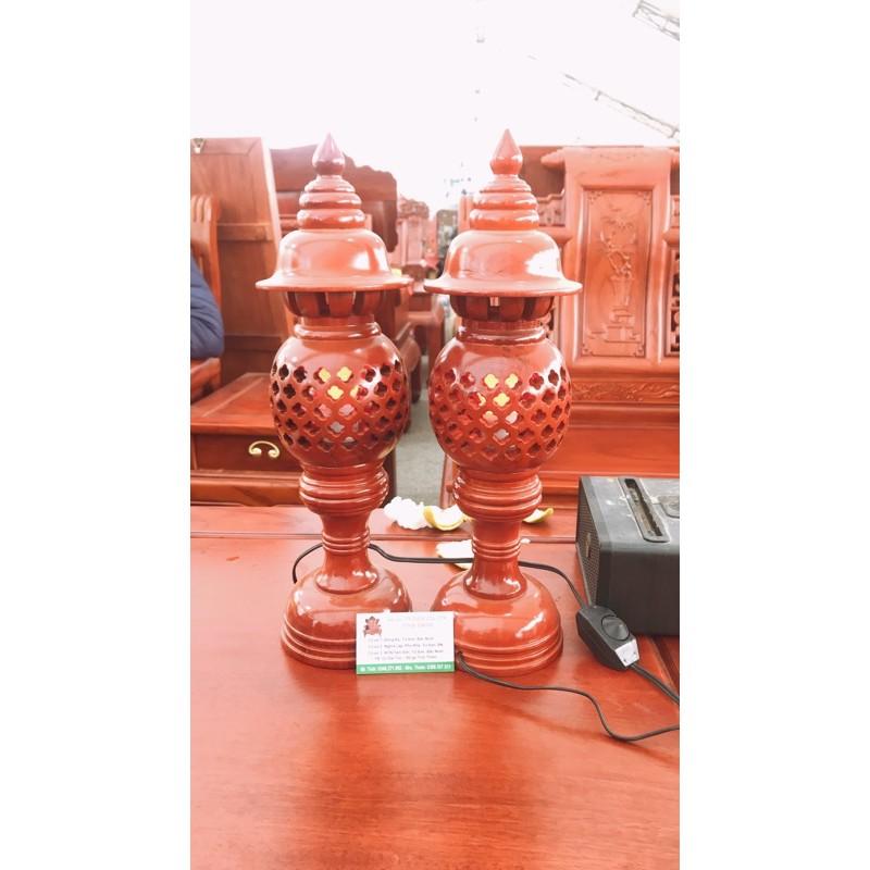 Đèn thờ gỗ Hương cao cấp