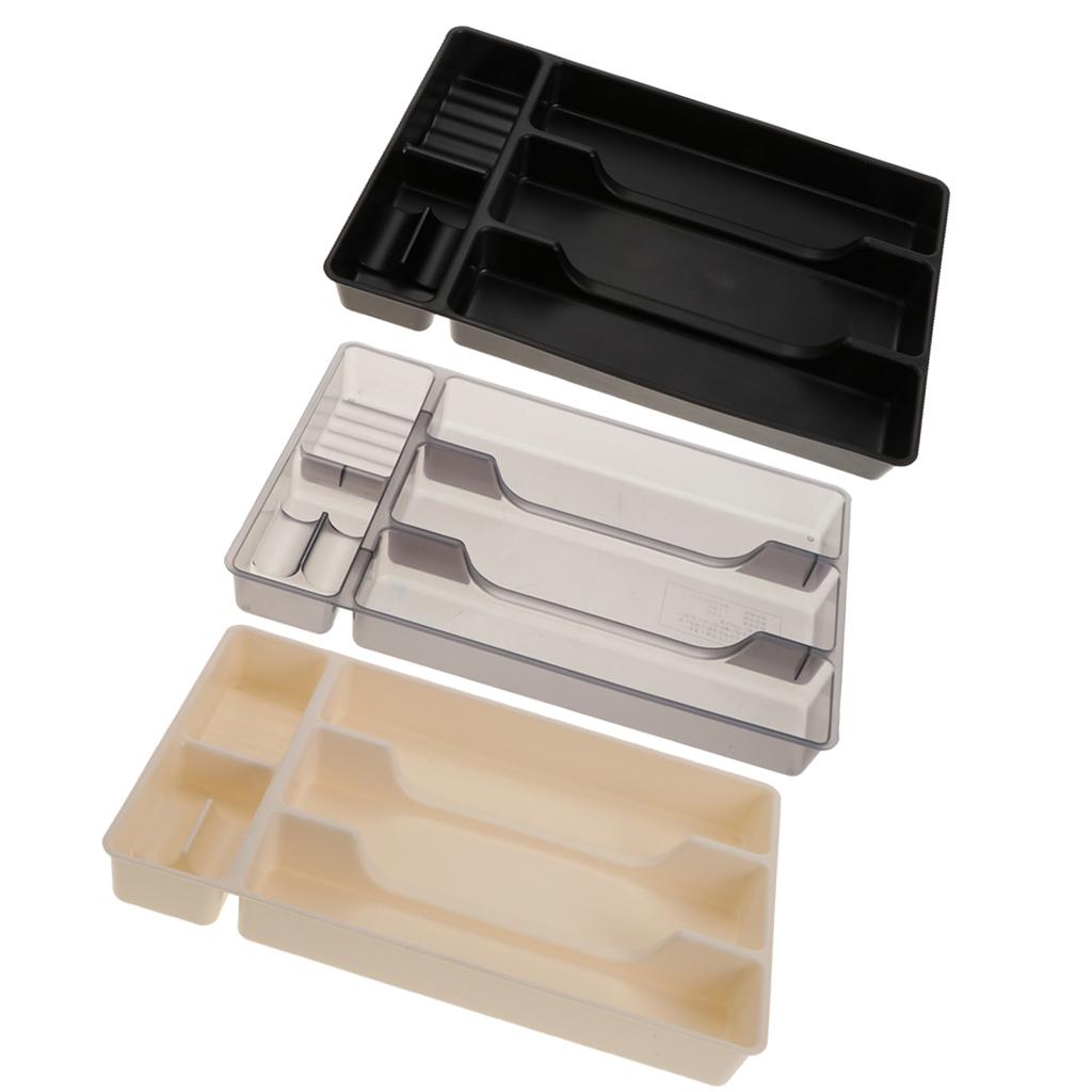 Home Sundries Organizer Office Stationery Storage Box Jewelry Display Tray, 5 Compartments, Multipurpose