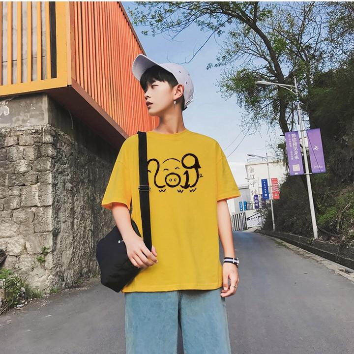 Áo Thun Nam Unisex Hình Heo ATN4974