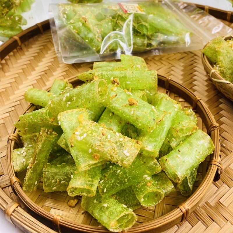 Bánh Tráng Cuộn Phô Mai Lá Dứa - Cay Nhẹ, Thơm Dẻo, Đậm Đà Vị Lá Dứa