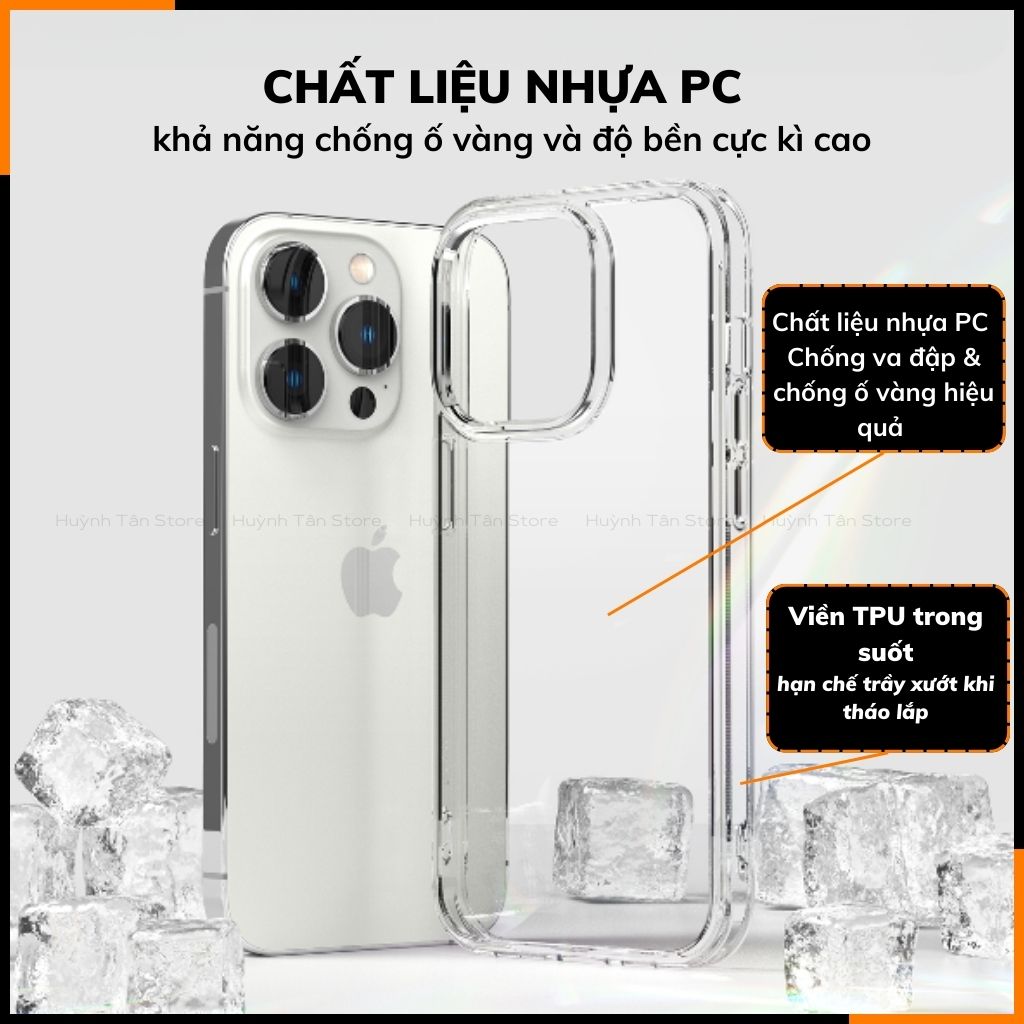 Ốp lưng iphone 15 pro max RINGKE chính hãng trong suốt chống sốc FUSION chống ố vàng phụ kiện huỳnh tân store - Hàng nhập khẩu