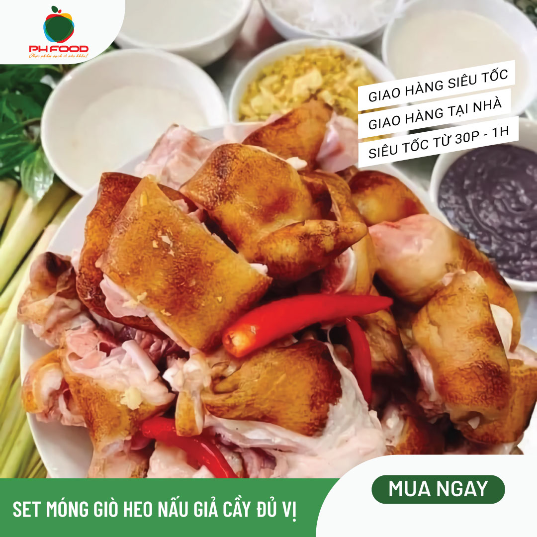 - Set Móng Giò Heo Nấu Giả Cầy Đủ Vị - Chưa Chín