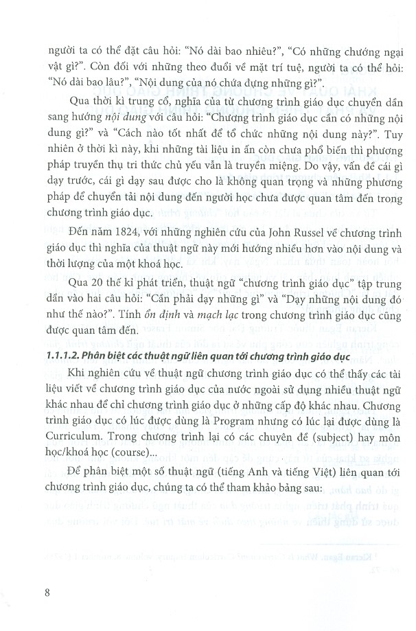 Phát Triển Và Quản Lí Chương Trình Giáo Dục