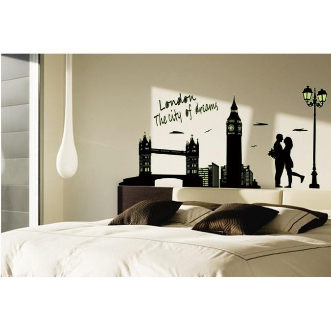 Decal trang trí Thành Phố LONDON- Dạ Quang