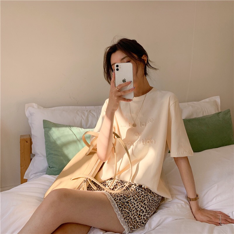Áo thun tay lỡ form rộng - phông nam nữ cotton oversize - T shirt imagination dập nổi - 2N Unisex