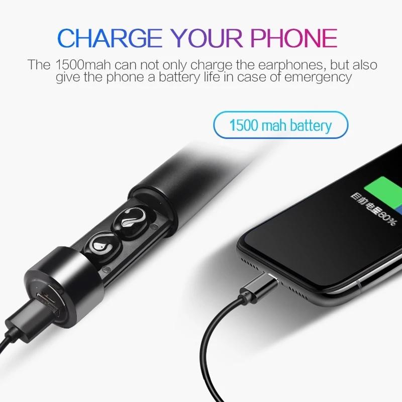 Mới Q067 TWS Bluetooth Tai Nghe Có Mic Thể Thao Tai Màn Hình Hiển Thị Đèn LED Không Dây Tai Nghe HiFi Stereo Tai Nghe Nhét Tai Tai Nghe