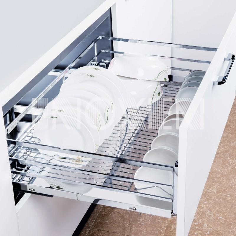 Giá xoong nồi bát đĩa đa năng- inox nan dẹt