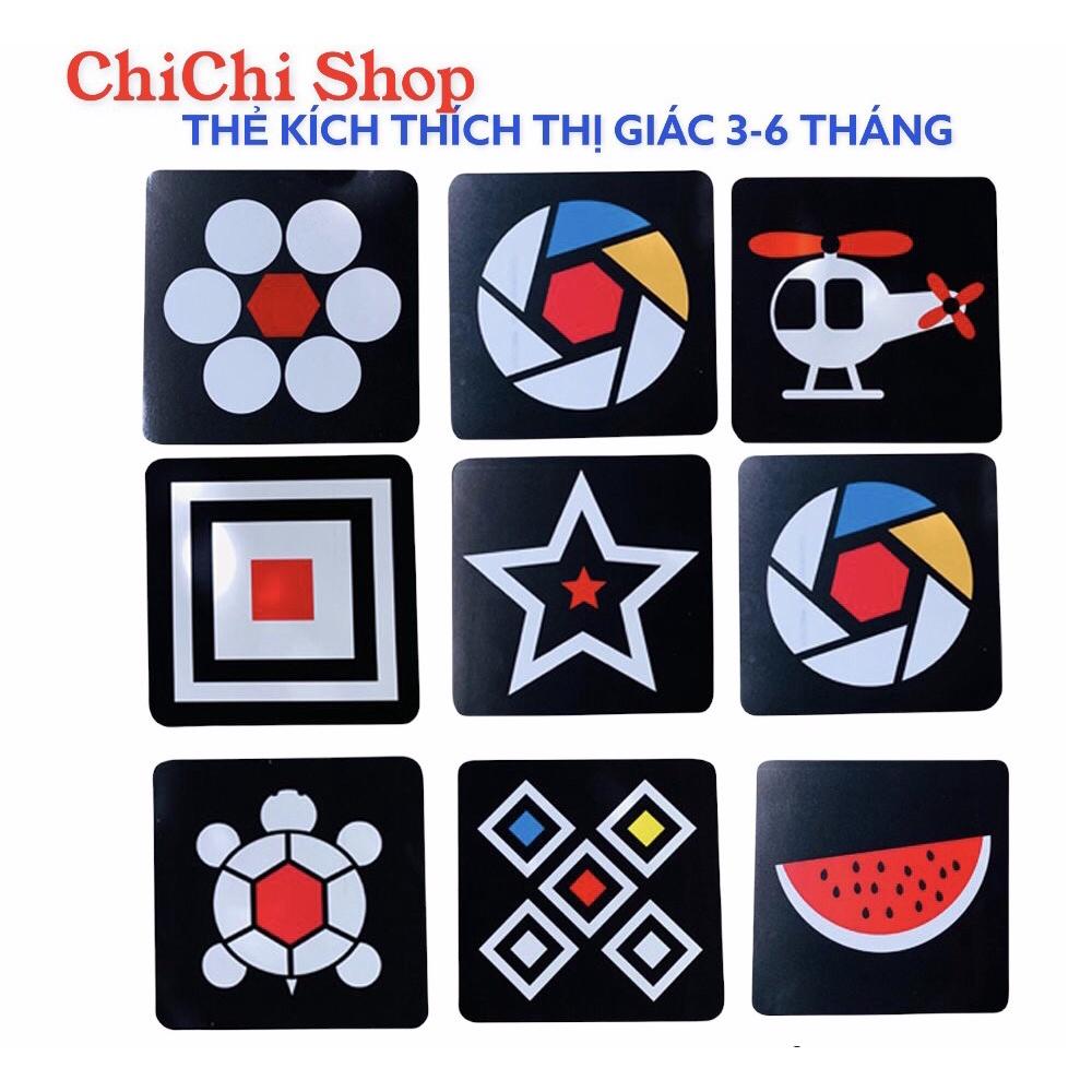 Đồ Chơi Thẻ Học Thông Minh,FlashCards Kích Thích Thị Giác Giúp Bé Phát Triển Thị Giác,Học Màu Sắc,Nhận Biết về TGXQ