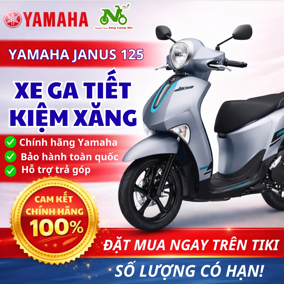 Xe Máy Yamaha Janus 125 2025 Hoàn Toàn Mới - Phiên Bản Giới Hạn